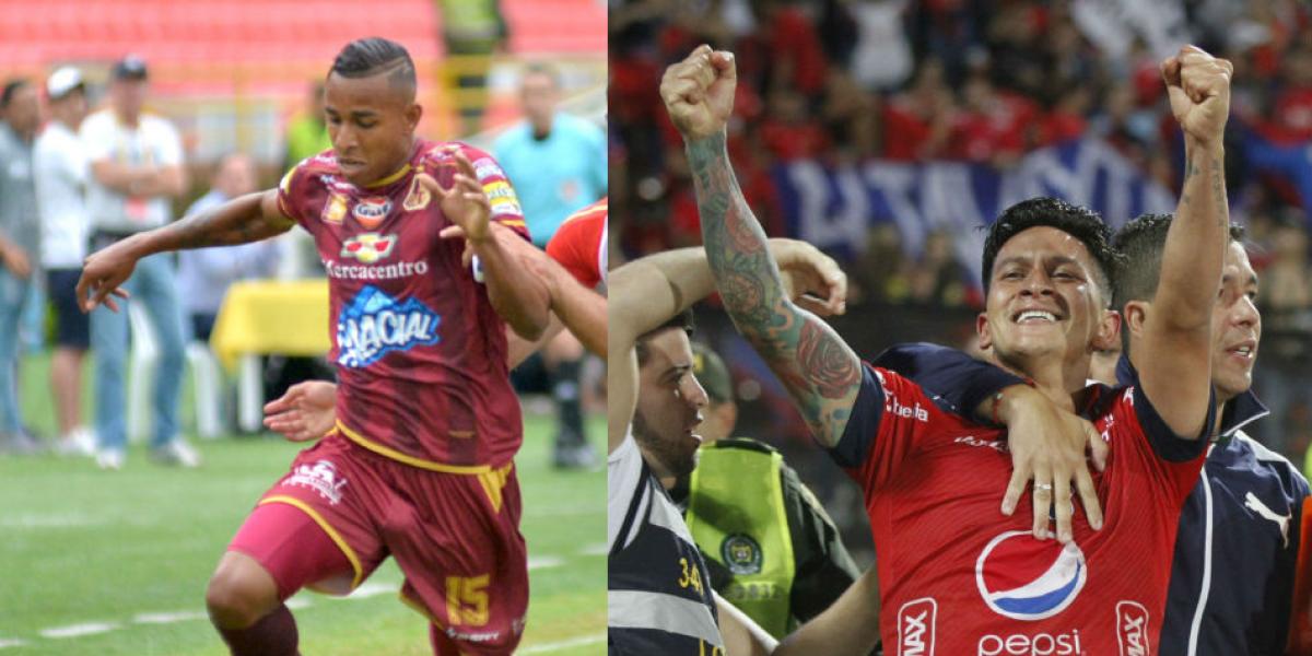 Tolima vs. Deportivo Independiente Medellín (Sebastián Villa vs. Germán Cano) semifinal de la Liga en Colombia I-2018