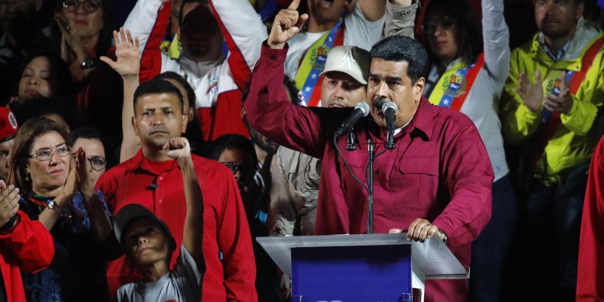 Maduro agradeció a sus votantes por el apoyo.
