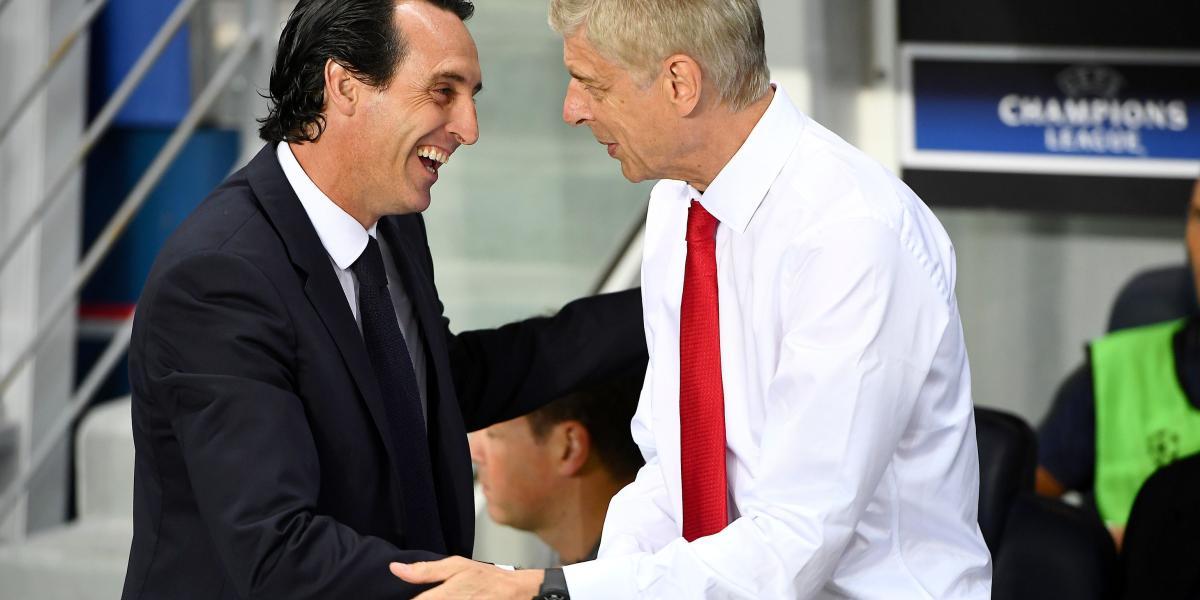 Unai Emery (izquierda), nuevo entrenador del Arsenal.