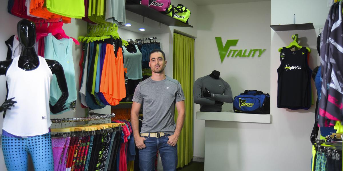 Juan Carlos Velasco Lian, fundador de Vitality Sportswear.