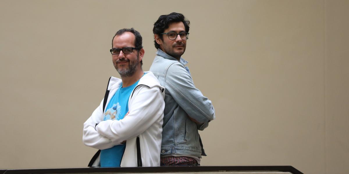 Alejandro González y Jairo Nieto, creadores de Brainz, la primera desarrolladora de videojuegos colombiana en ser adquirida en el extranjero.