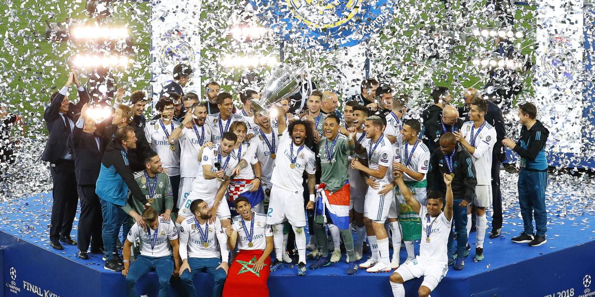 Real Madrid alcanzó los 13 títulos en la Champions League.