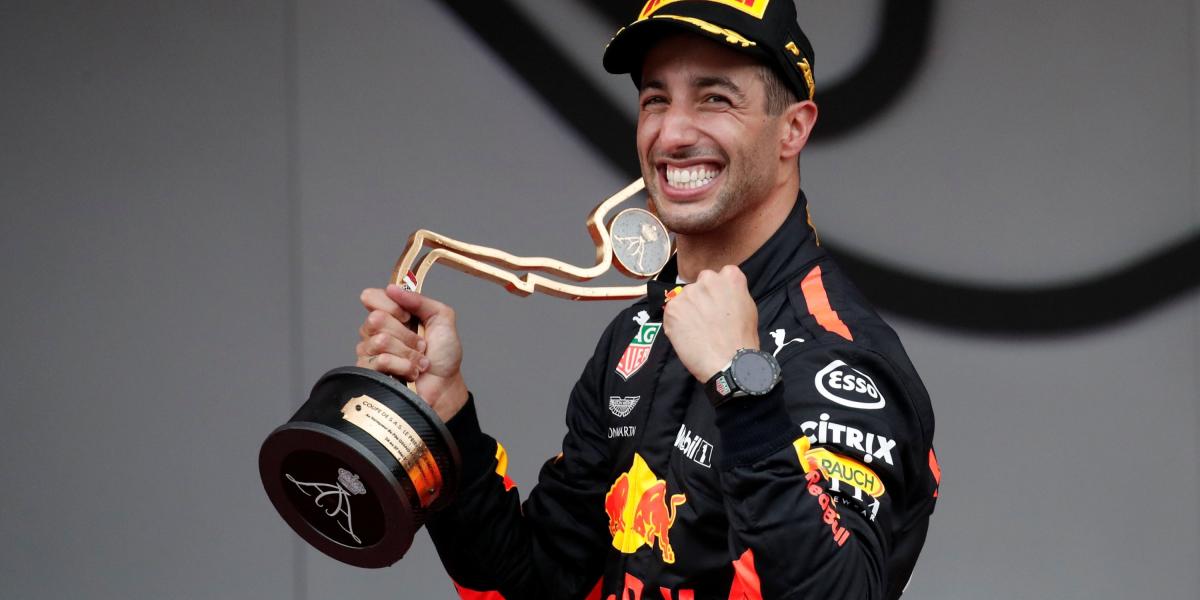 Daniel Ricciardo ganó este domingo el Gran Premio de Mónaco.