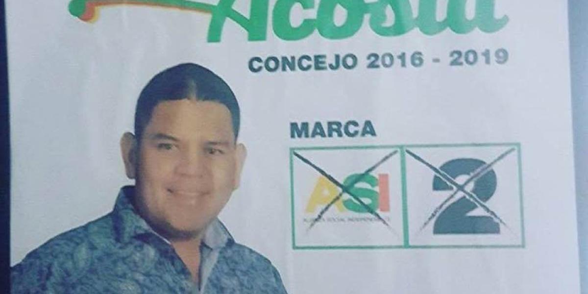El concejal Victor Acosta fue capturado en  Puerto Colombia por posesión de armas y dinero en efectivo.