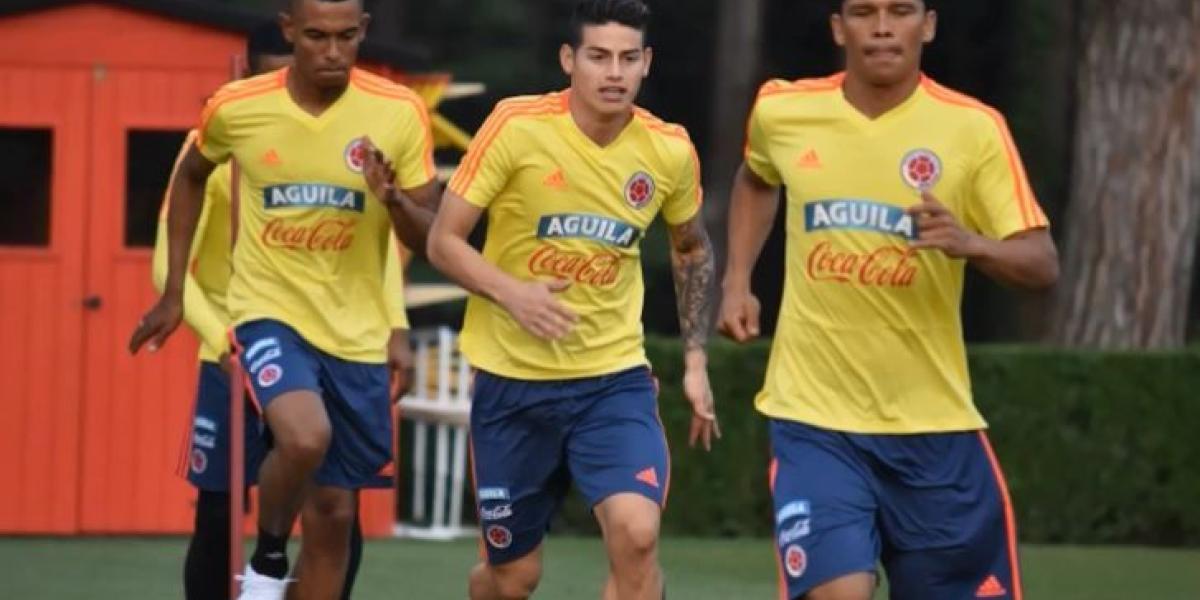 Selección Colombia en Milanello