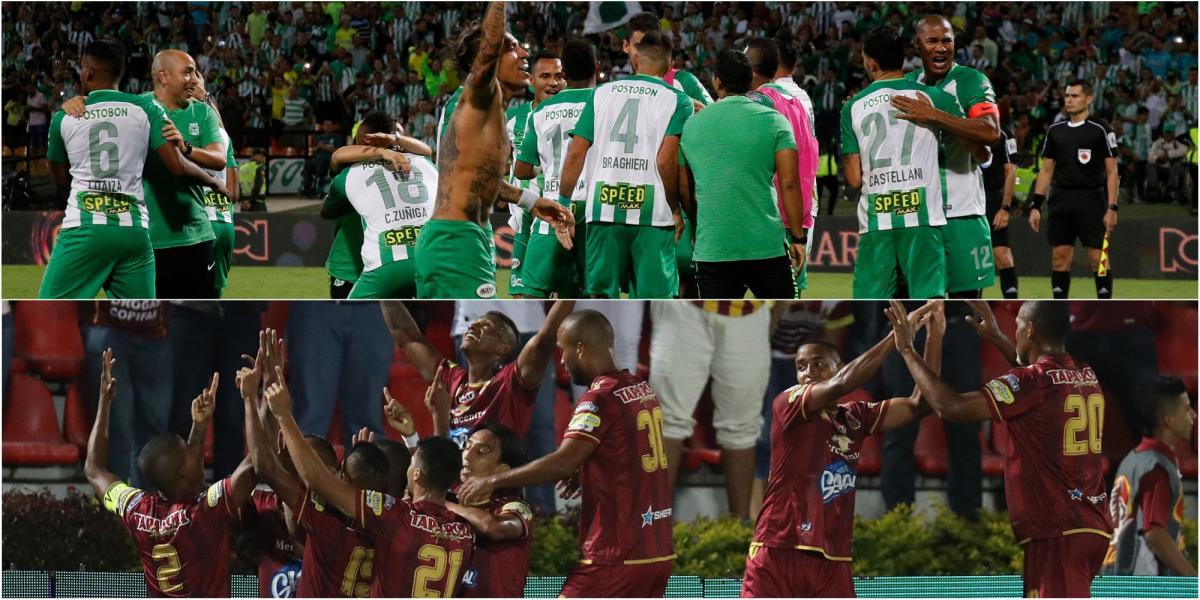 Nacional y Tolima se han enfrentado 18 veces en fases finales de la Liga.