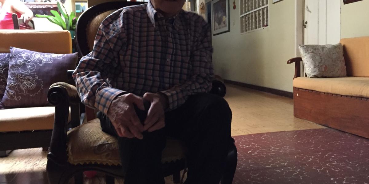 Jairo Carvajal, padre del periodista Nelson Carvajal, asesinado en Pitalito, Huila.