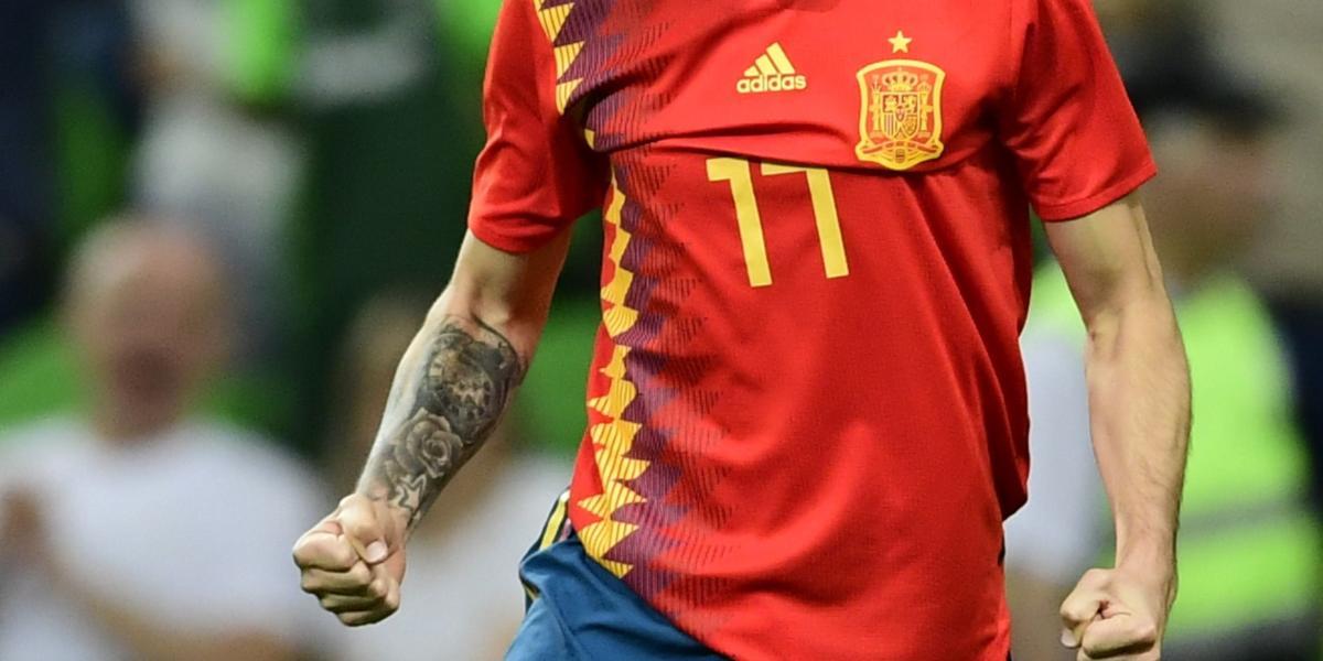 Iago Aspas le dio el triunfo en el último partido de preparación para España previo al Mundial.
