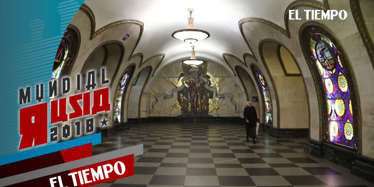 ¿Una estación del Metro que parece una iglesia, en Rusia?