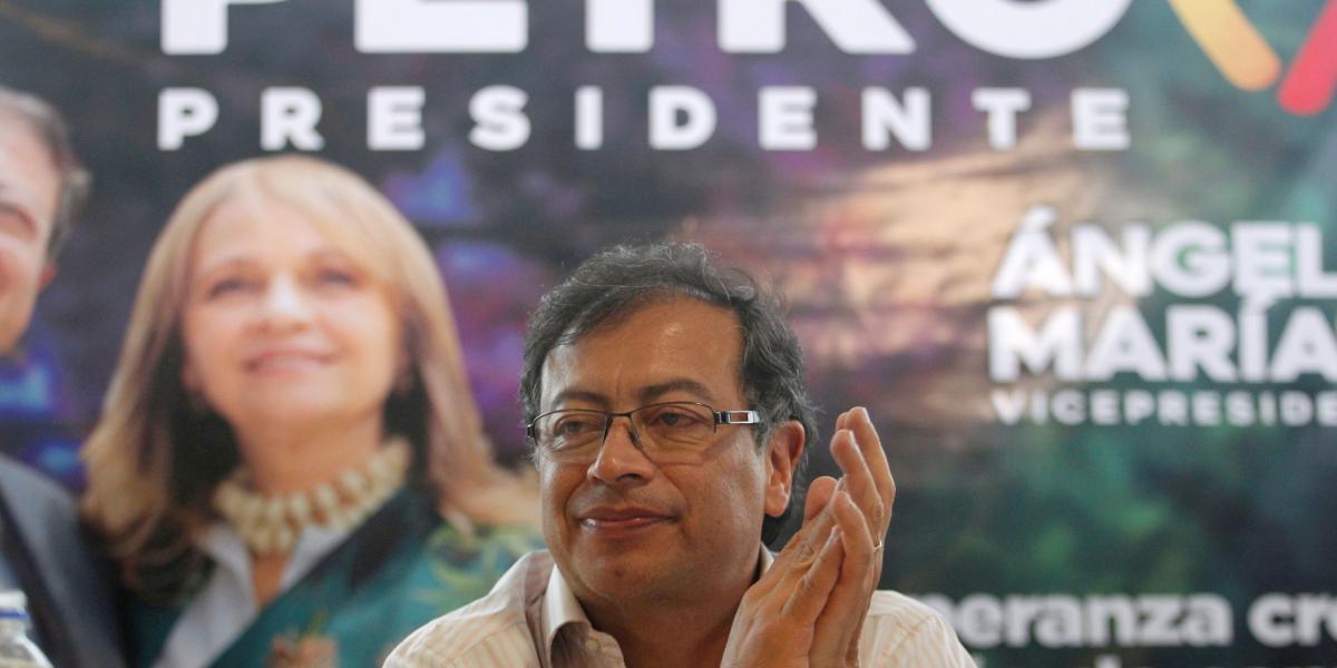 Gustavo Petro, candidato presidencial por Colombia Humana.