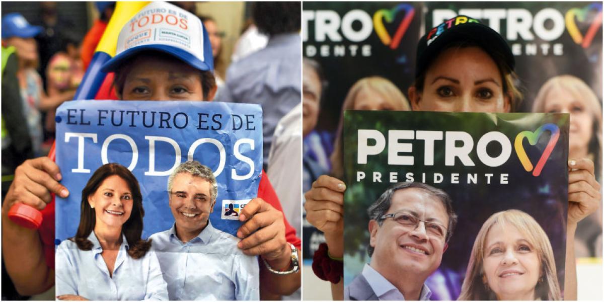 Los colombianos están convocados a las urnas para elegir al nuevo presidente de la república entre Iván Duque y Gustavo Petro.