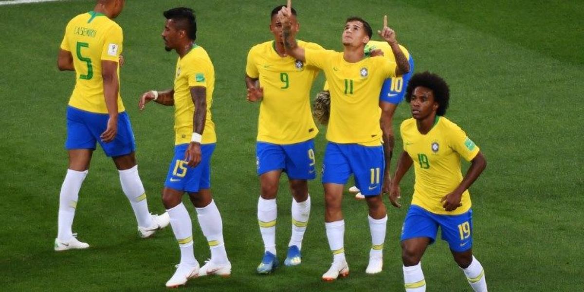 Coutinho marcó para la Selección de Brasil.