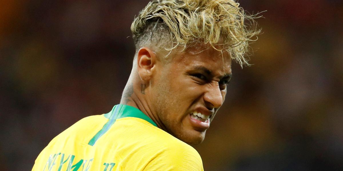 Neymar, jugador de Brasil.