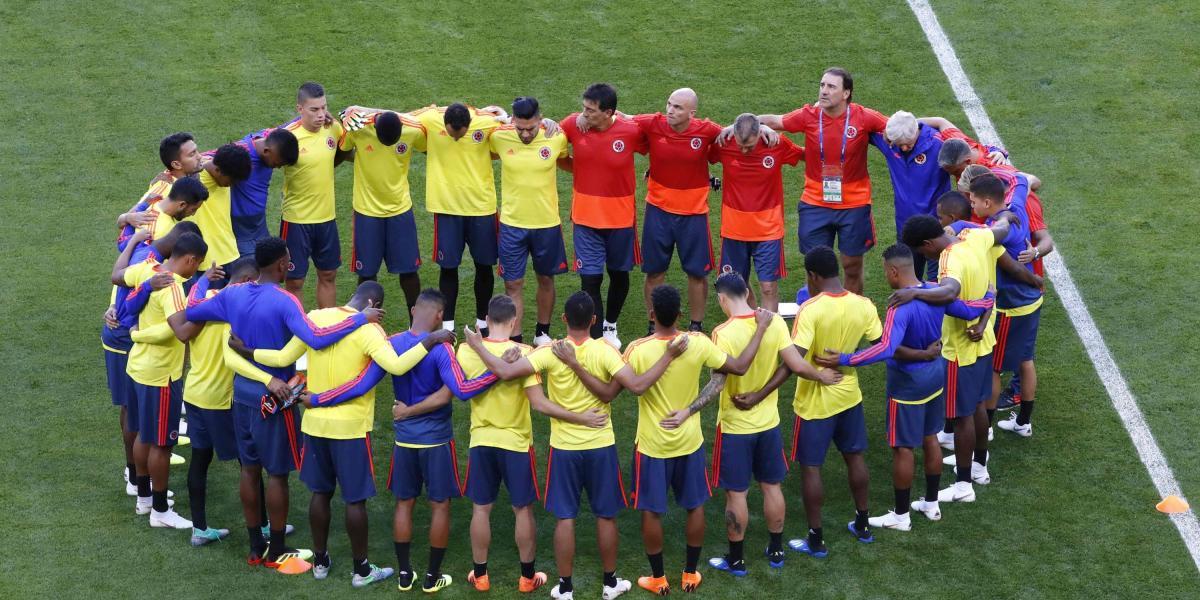 Entrenamiento de la Selección Colombia.