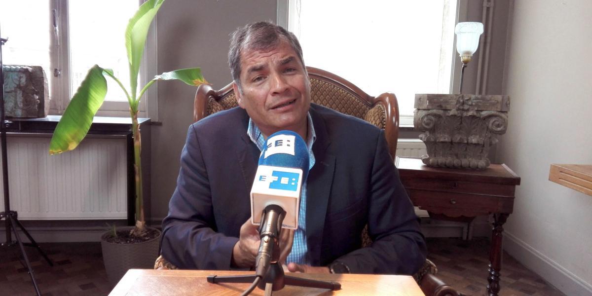 El expresidente de Ecuador Rafael Correa tildó de "farsa" el proceso legal en su país que le relaciona con el supuesto secuestro de un opositor en 2012.