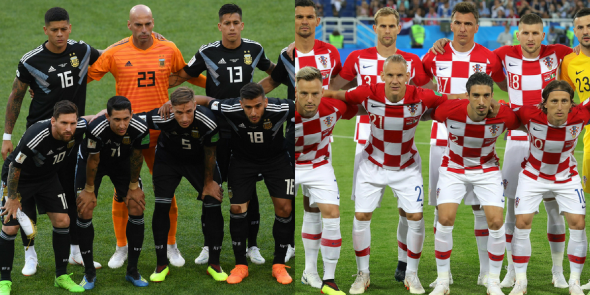 Argentina vs. Croacia juegan en la segunda jornada del grupo D.