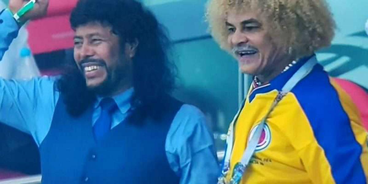 René Higuita y el Pibe Valderrama, dos leyendas de la Selección Colombia.