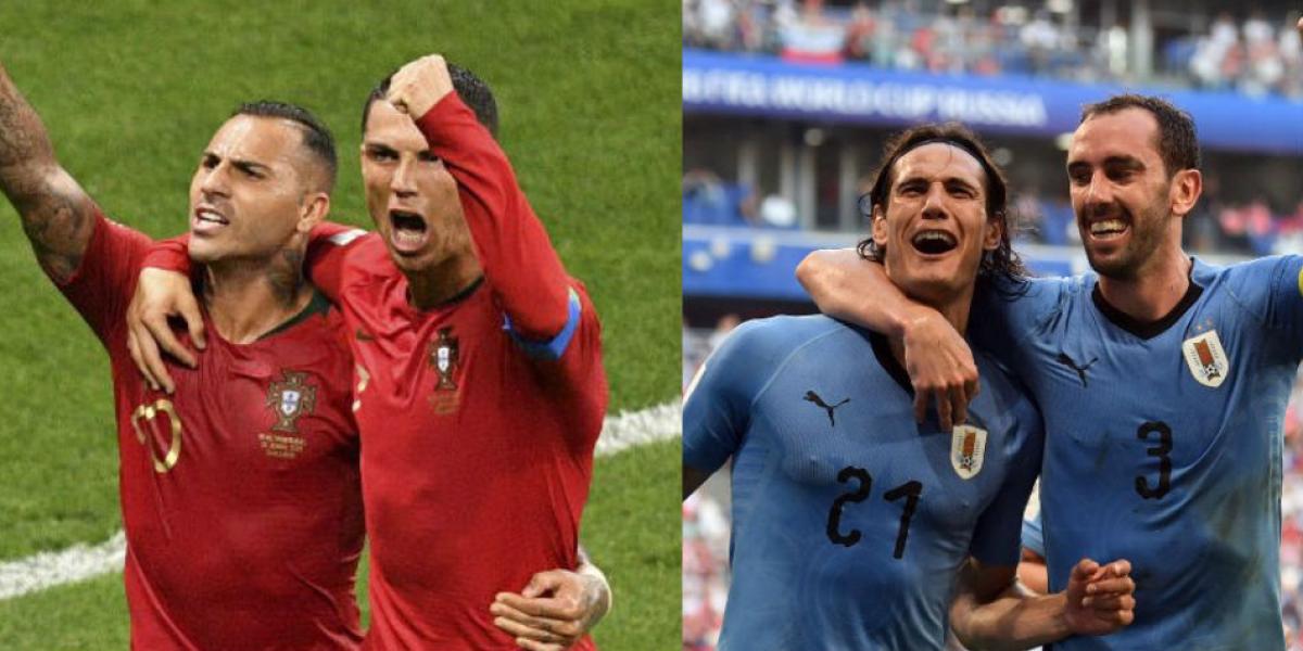 Portugal vs Uruguay, octavos de final de la Copa Mundo.