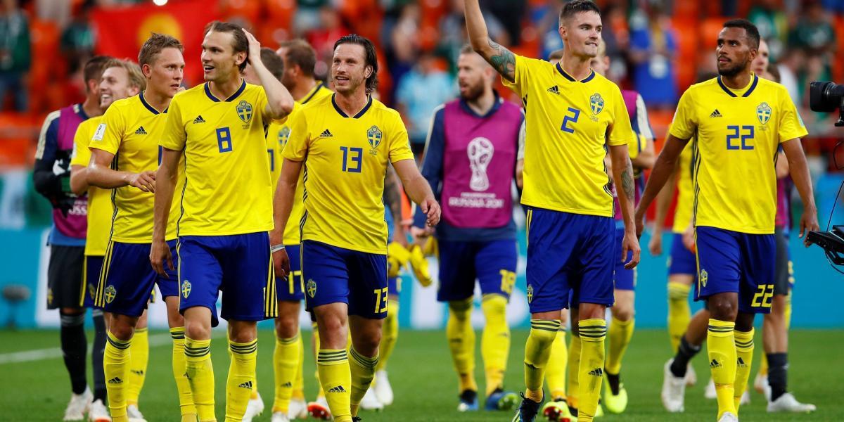 - Suecia:
Esta selección le ganó a Corea en su primer partido en Rusia 2018; perdió ante Alemania y venció a México 3-0.