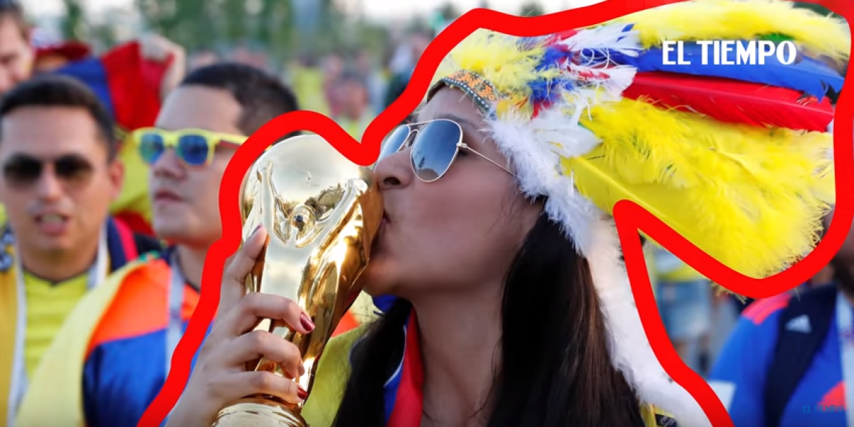 Además de buen fútbol, la primera fase del Mundial nos dejó capturas de la belleza colombiana.