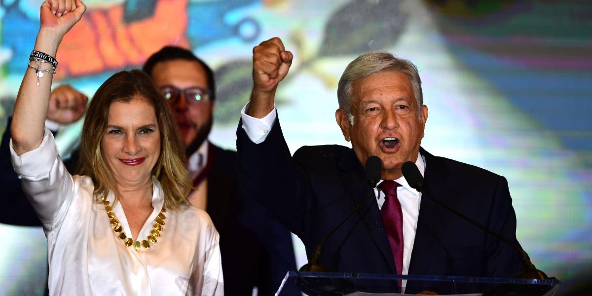 El izquierdista Andrés Manuel López Obrador dijo en su primer discurso como presidente electo que buscará una relación de "amistad y cooperación" con Estados Unidos.