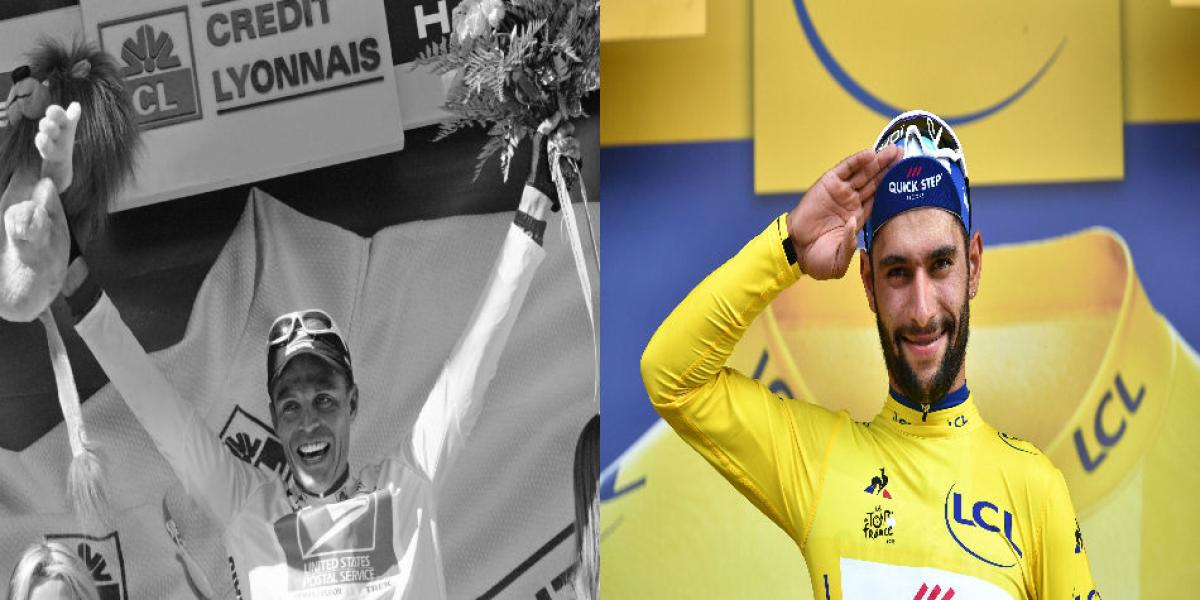Victor Hugo Peña y Fernando Gaviria, los colombianos líderes del Tour de Francia 2018.