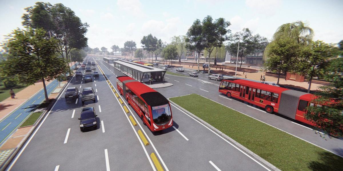 El corredor de TransMilenio tendría una longitud de 23,8 kilómetros y equipamientos urbanos adicionales.