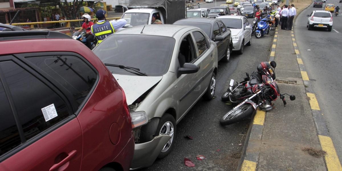La avenida Simón Bolívar, en el suroriente de Cali, es una de las vías con más riesgos de accidentes.