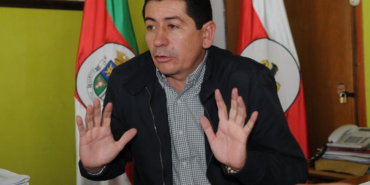 Sandro Condia, alcalde de Sogamoso.