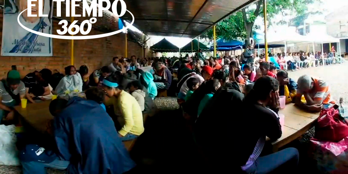 La casa donde un sacerdote alimenta a diario a 2000 venezolanos