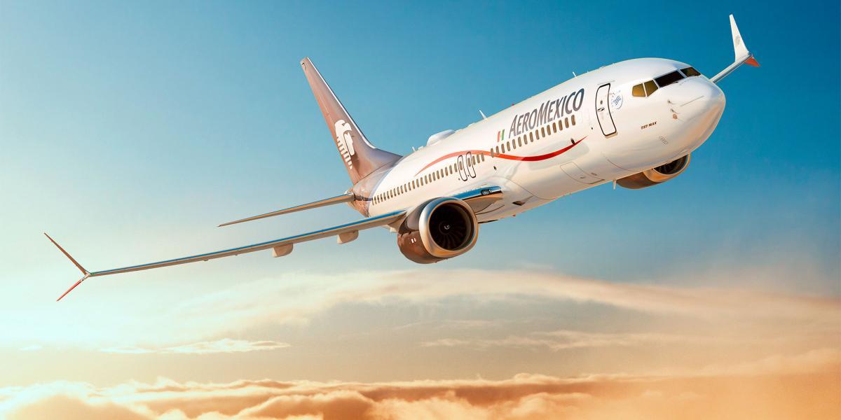 Recientemente, Aeroméxico dispuso de su nuevo avión Boeing 737 MAX para la ruta Ciudad de México - Bogotá.