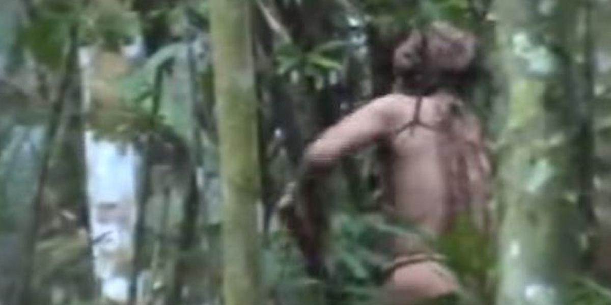 El video se difundió como prueba de que el hombre está vivo en una inhóspita zona del Amazonas brasileño.
