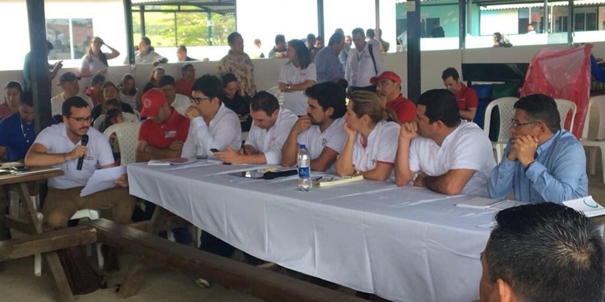 Reunión entre Instituciones nacionales, departamentales y locales, y representantes de FARC de los ETCR.