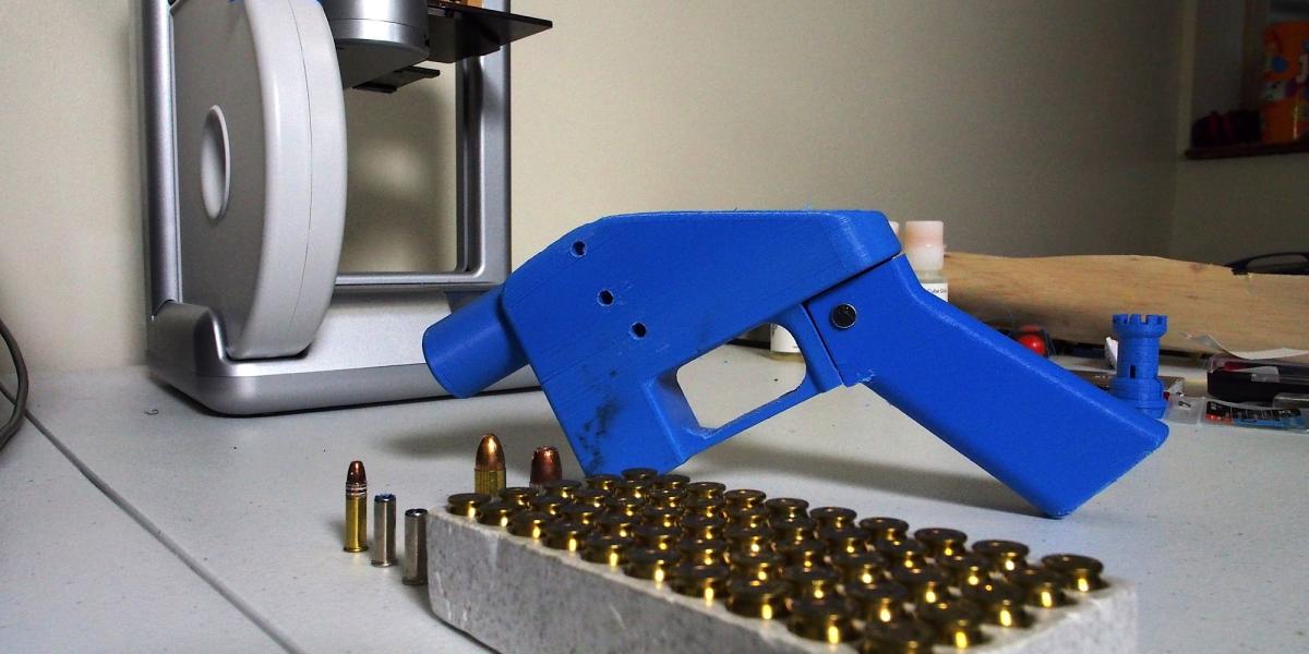 Pistola 'Libertador', uno de los modelos que cualquier estadounidense podría imprimir si se publican los planos.