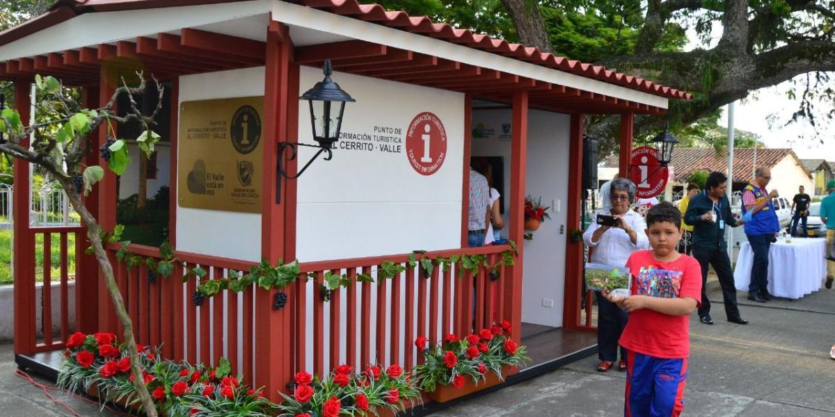 Puesto de información turística ubicado en el corregimiento de Santa Elena.