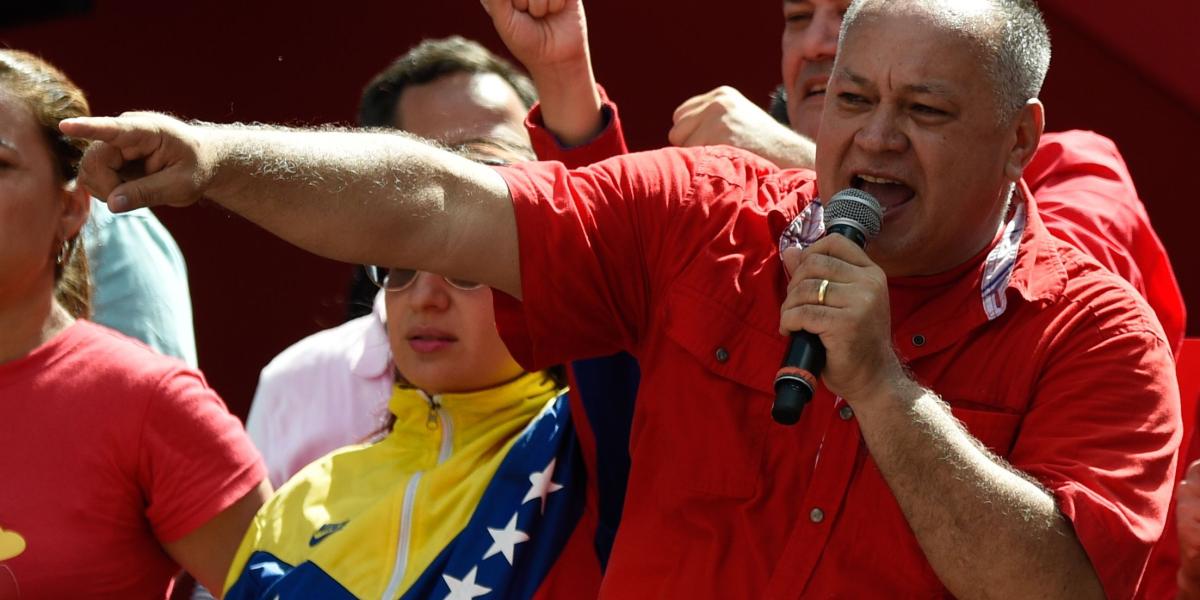 El presidente de la Asamblea Nacional Constituyente, Diosdado Cabello, fue el político que anunció el debate sobre el 'allanamiento' de la impunidad de los diputados para el foro de este miércoles.