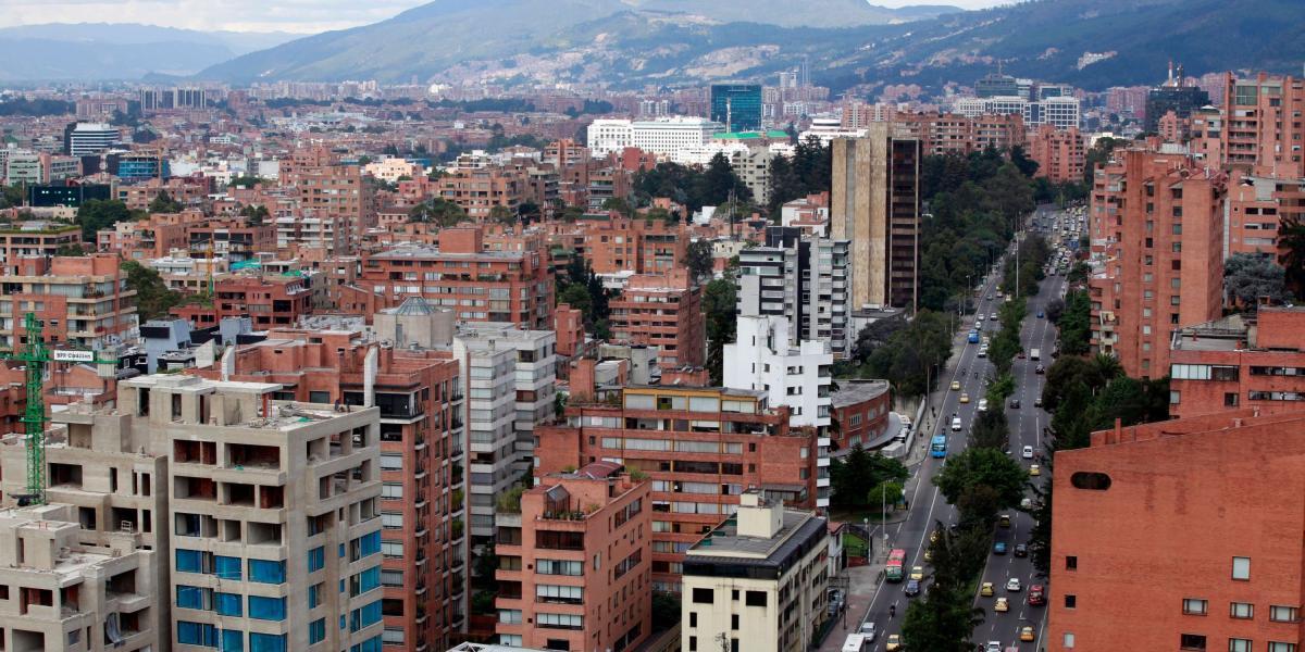 Visión panorámica de Bogotá.