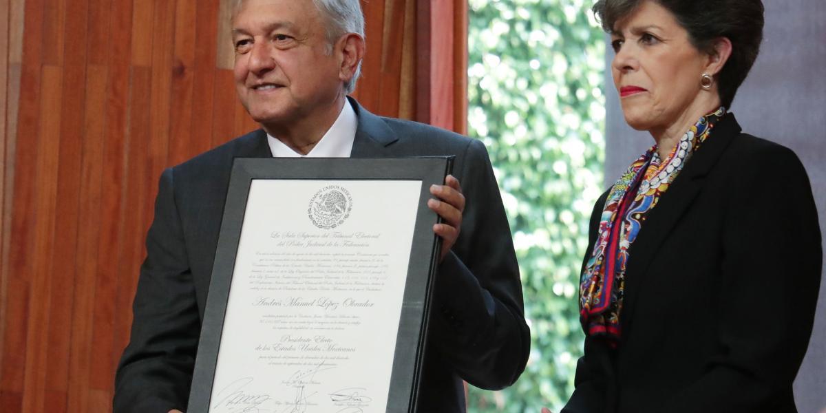 El Tribunal Electoral de México validó este miércoles las elecciones presidenciales del pasado 1 de julio y reconoció formalmente a Andrés Manuel López Obrador como el ganador con el 53,2% de los votos.