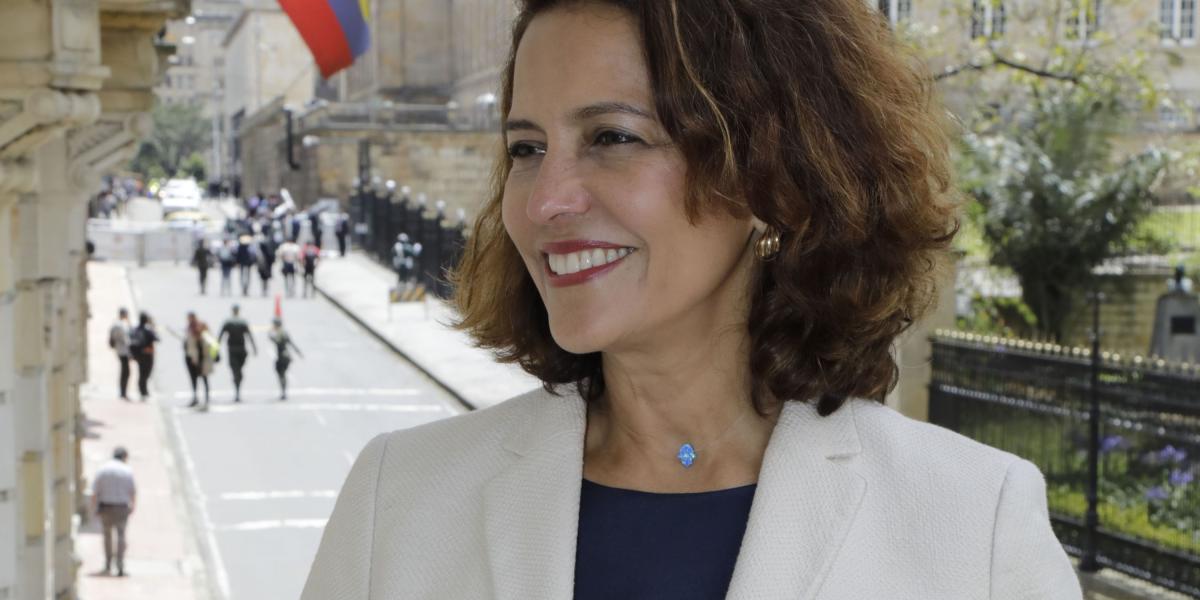 La ministra del Interior, Nancy Patricia Gutiérrez, fue congresista por 8 años y presidenta del Senado en el 2007.