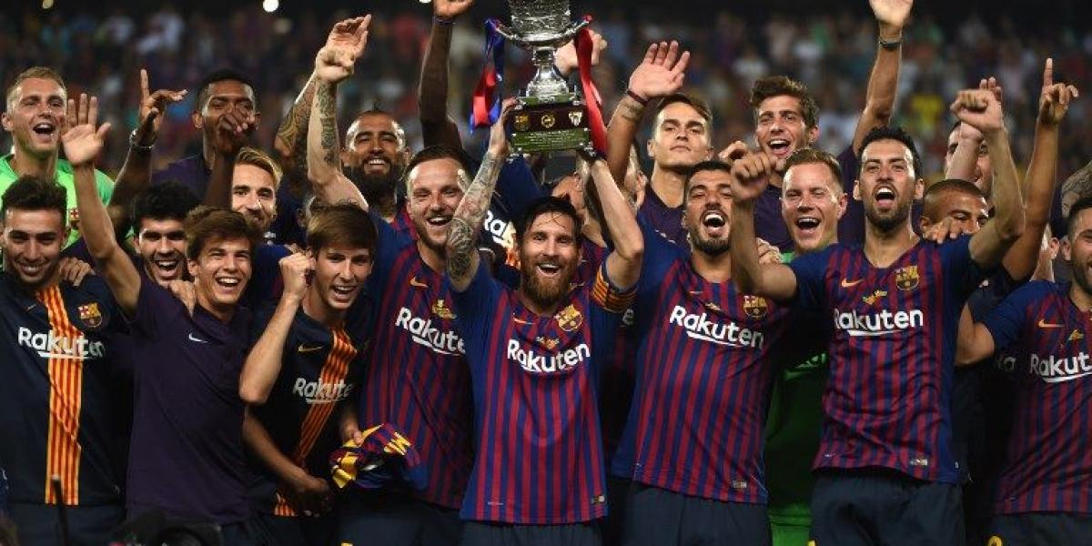 Barcelona es el campeón de la Supercopa de España, derrotó 2-1 a Sevilla.