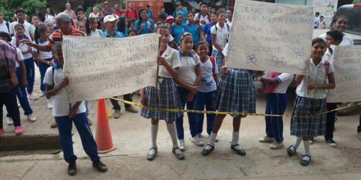 Protestas en Hatillo de Loba