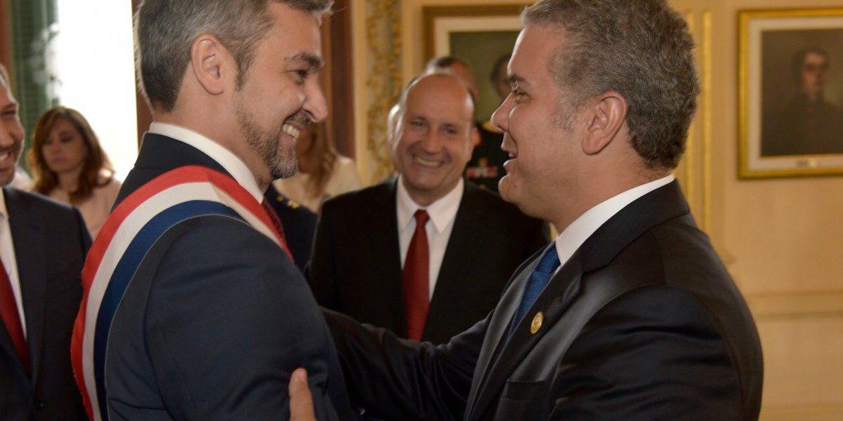 El presidente Duque asisitó este miércoles a la posesión de Mario Abdo Benítez, nuevo jefe de Estado de Paraguay.