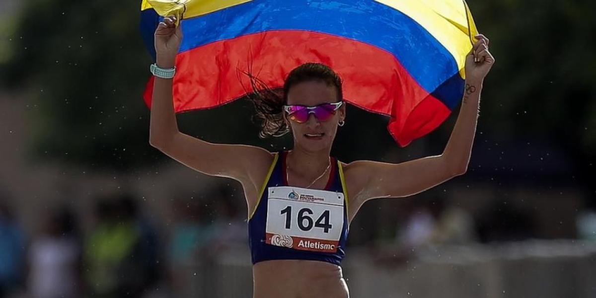 Sandra Arenas, atleta colombiana.