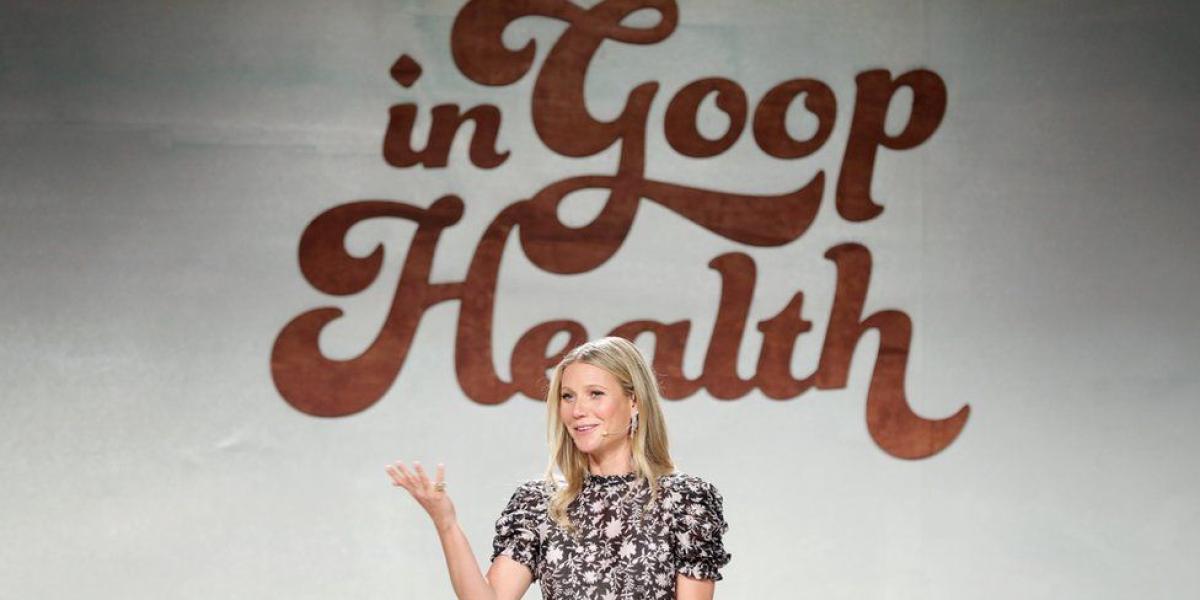 La actriz Gwyneth Paltrow, fundadora de Goop, durante una "cumbre Goop" de la Salud en junio de 2018 en California.