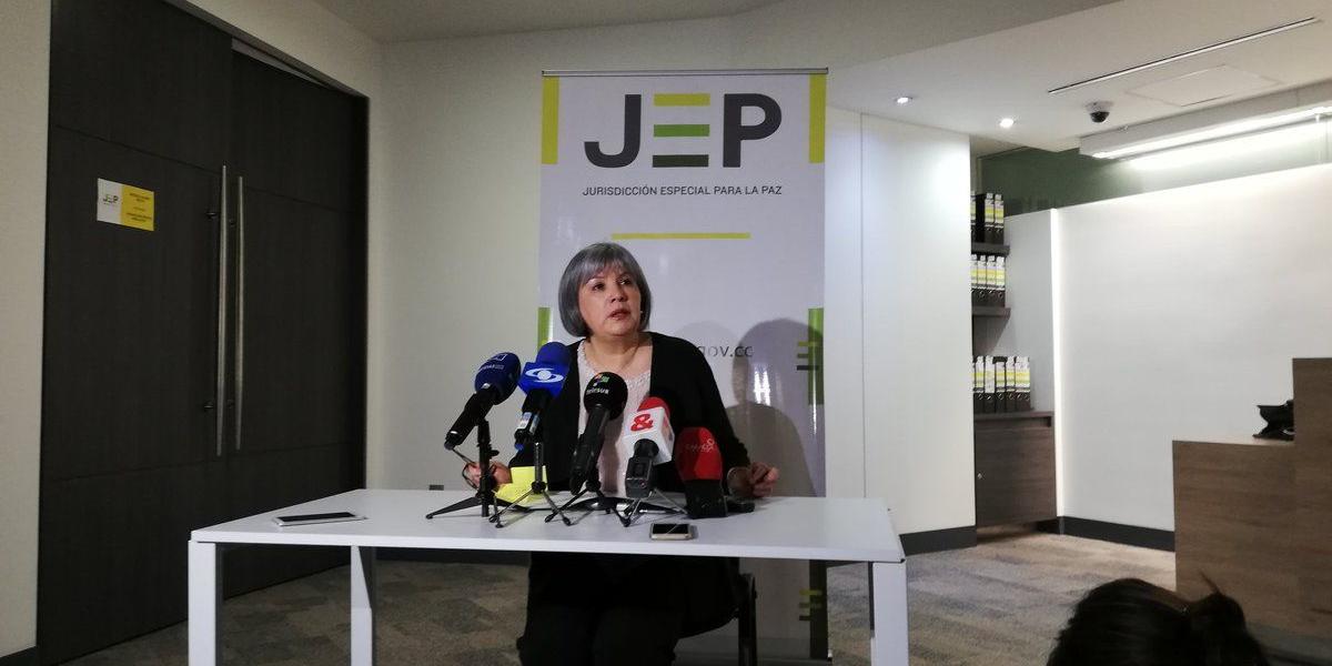 La presidenta de la JEP, Patricia Linares, amplió la información sobre la petición.