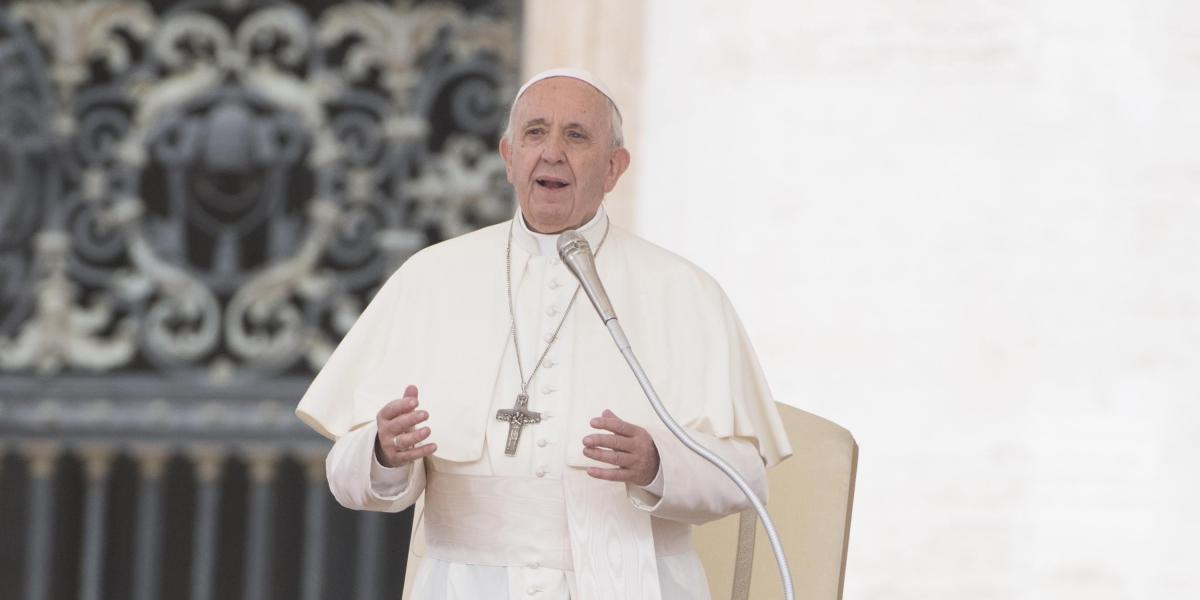 El papa Francisco pronunció un discurso durante su tradicional audiencia general celebrada en la Plaza de San Pedro del Vaticano este miércoles.