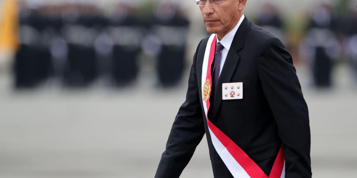 El presidente de Perú, Martín Vizcarra, fue quien propuso el paquete de las cuatro reformas al sistema político del país.