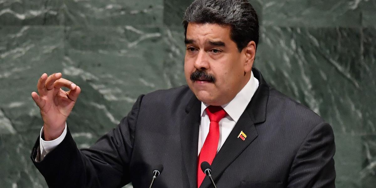 Nicolás Maduro, presidente de Venezuela, en la Asamblea General de la ONU.