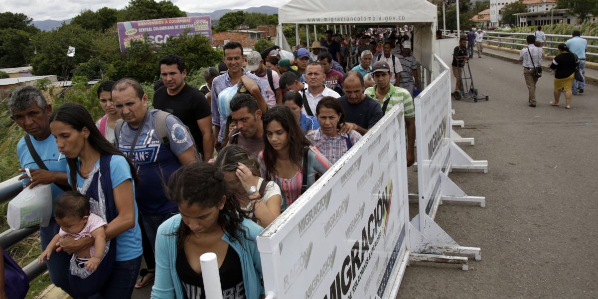 Fotos en la frontera con Venezuela