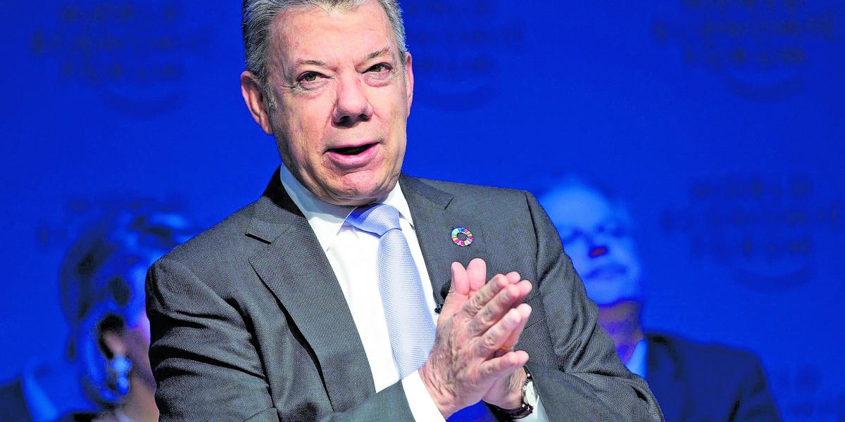 El expresidente Juan Manuel Santos.